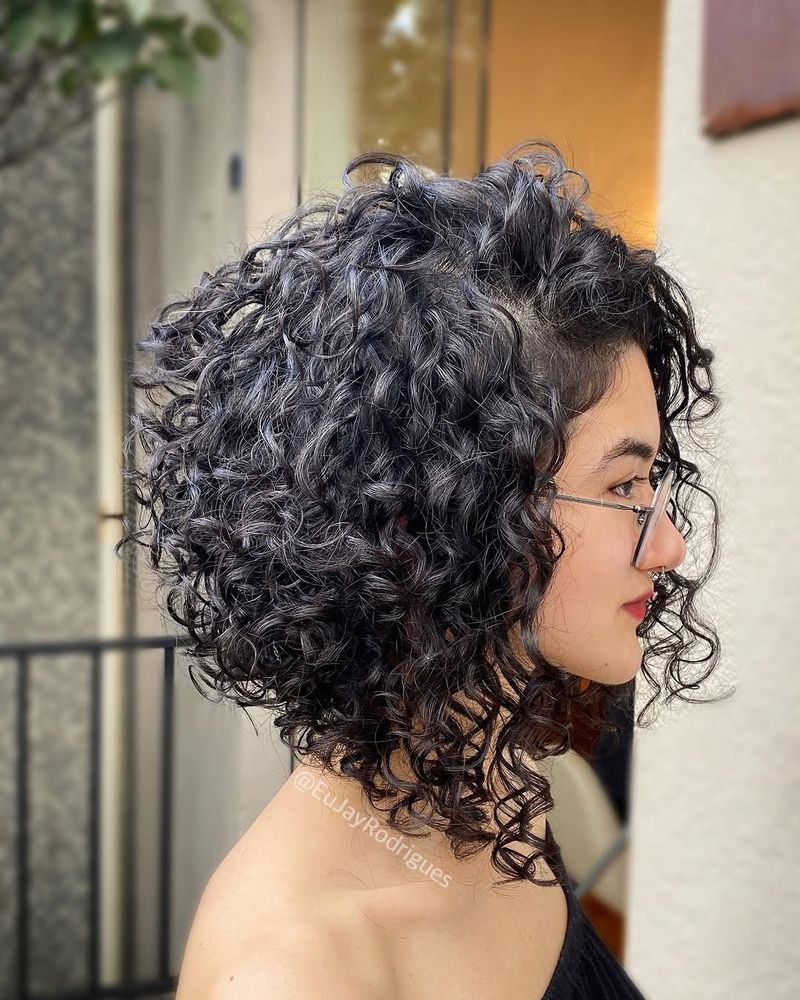 53. Stacked Silver-Kissed Inverted Lob