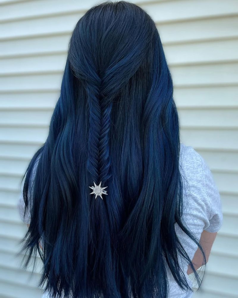 9. Starry Night Fishtail Braid