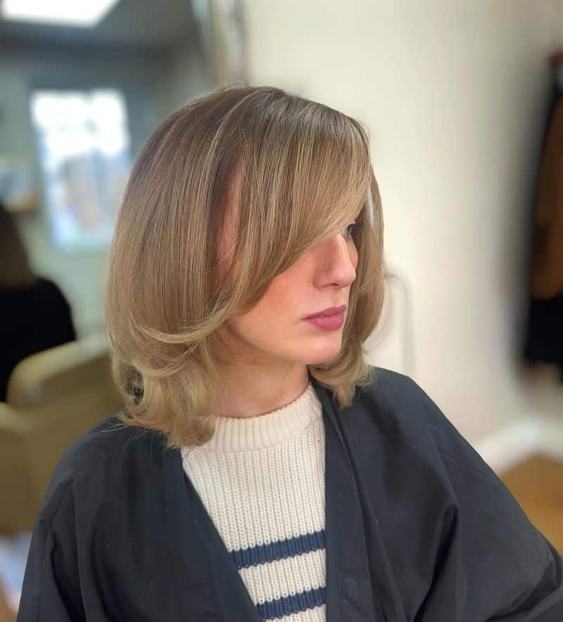 53. Sweeping Honey Blowout Layers