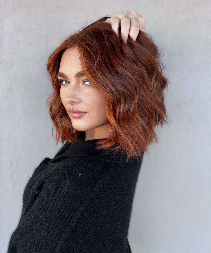 34. Textured Cowboy Copper Lob