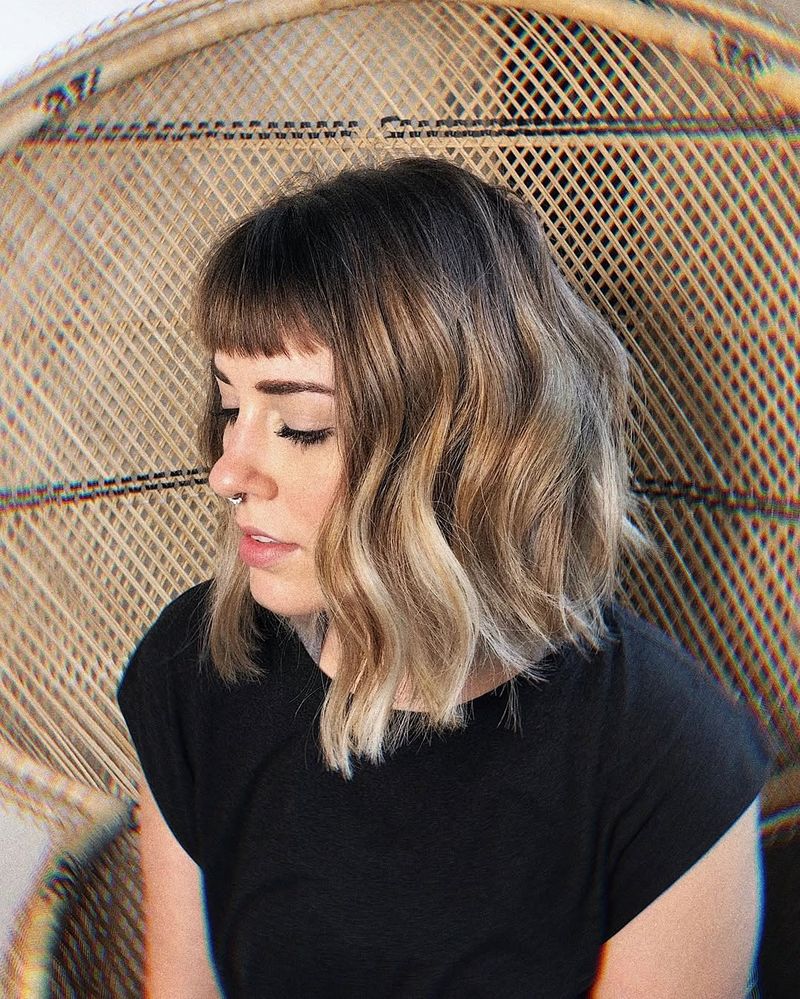 15. Textured Honey Lob with Micro Fringe