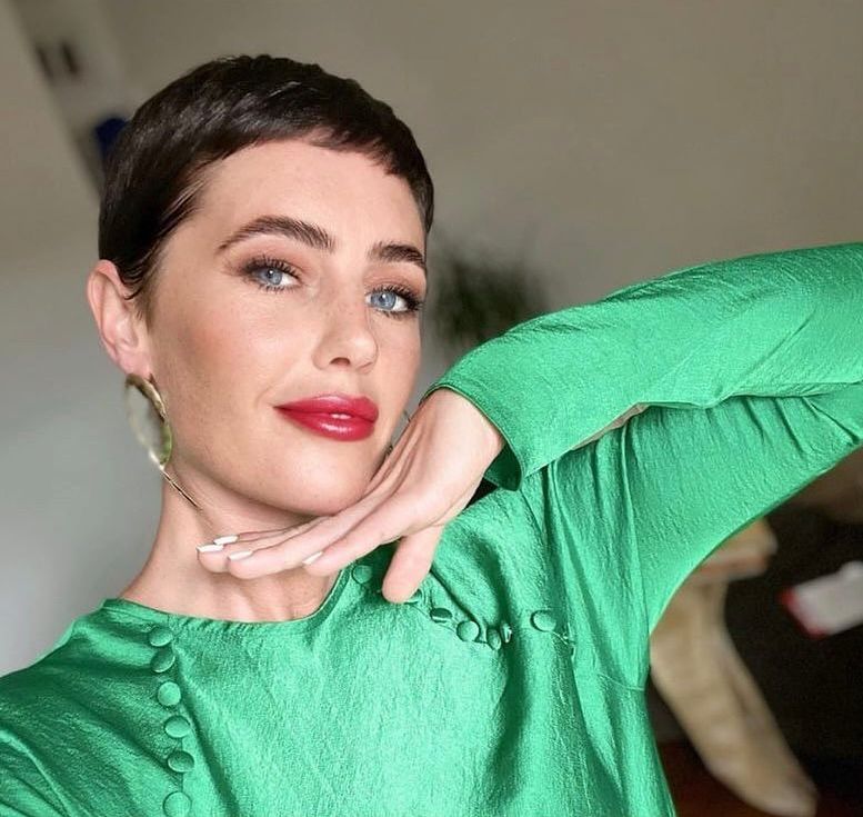 6. Textured Micro Fringe Pixie