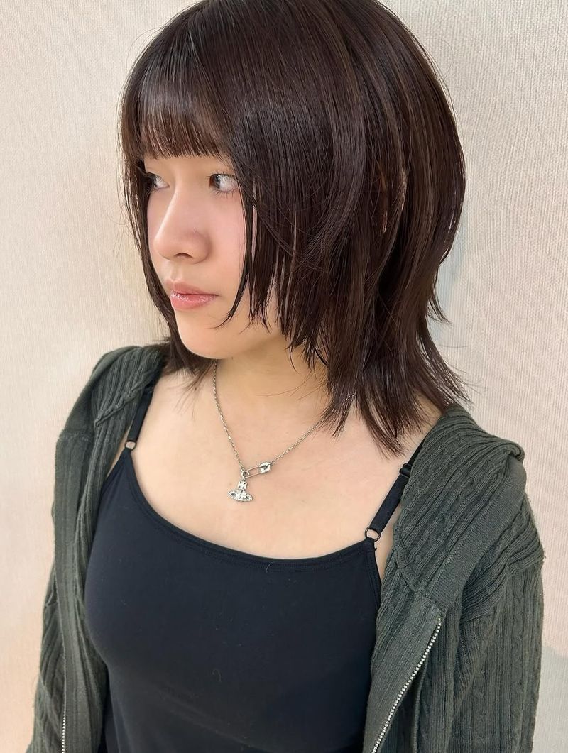 2. Textured Shag with Soft Fringe