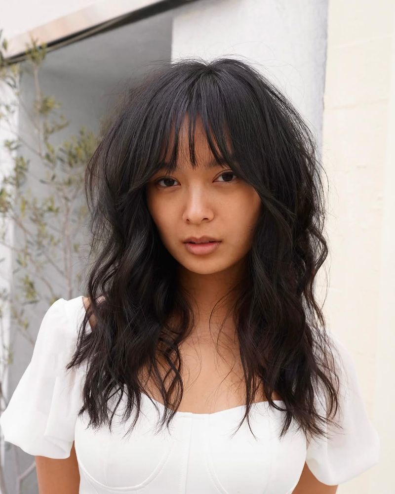 25. Textured Shag with Wispy Fringe