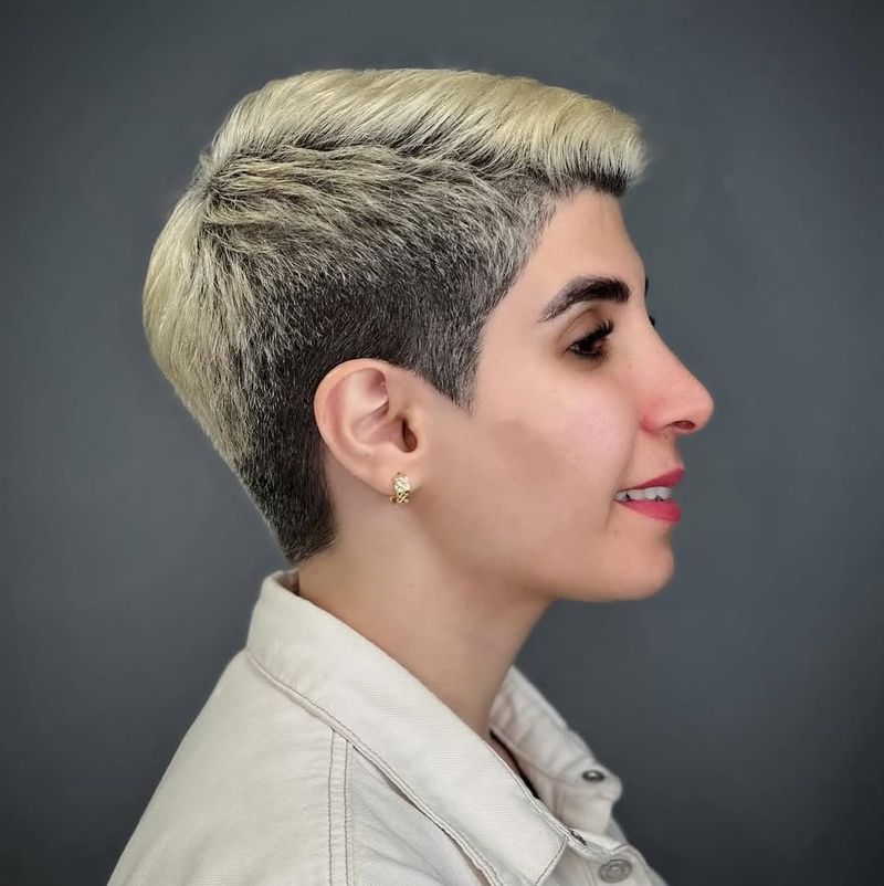14. Two-Tone Faded Undercut