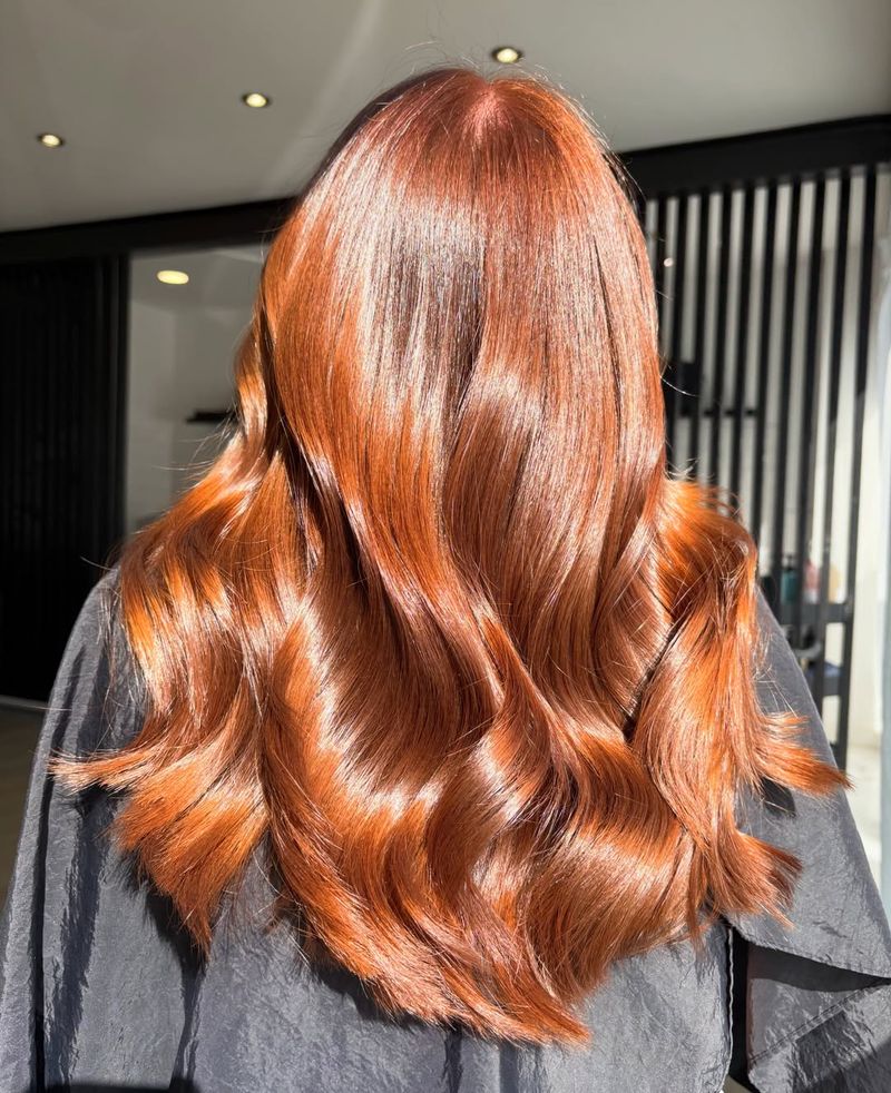 30. Ultra-Glossy Penny Copper Waves