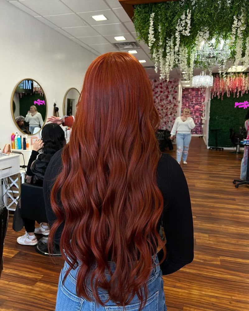 22. Ultra-Long Burnt Copper Waves