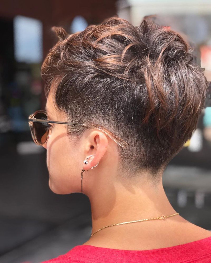 52. Undercut Pixie with Textured Top