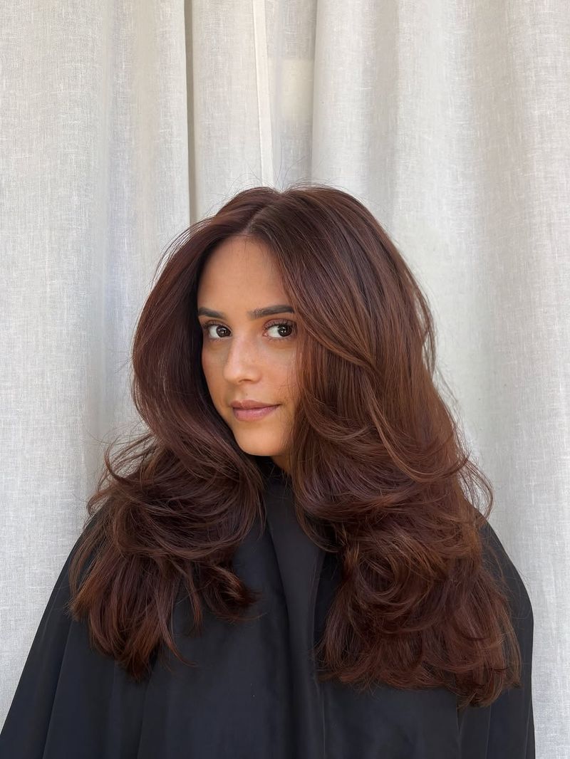 9. Velvet Mahogany Blowout