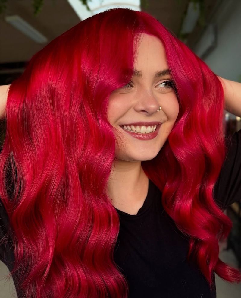 8. Vibrant Magenta Waves
