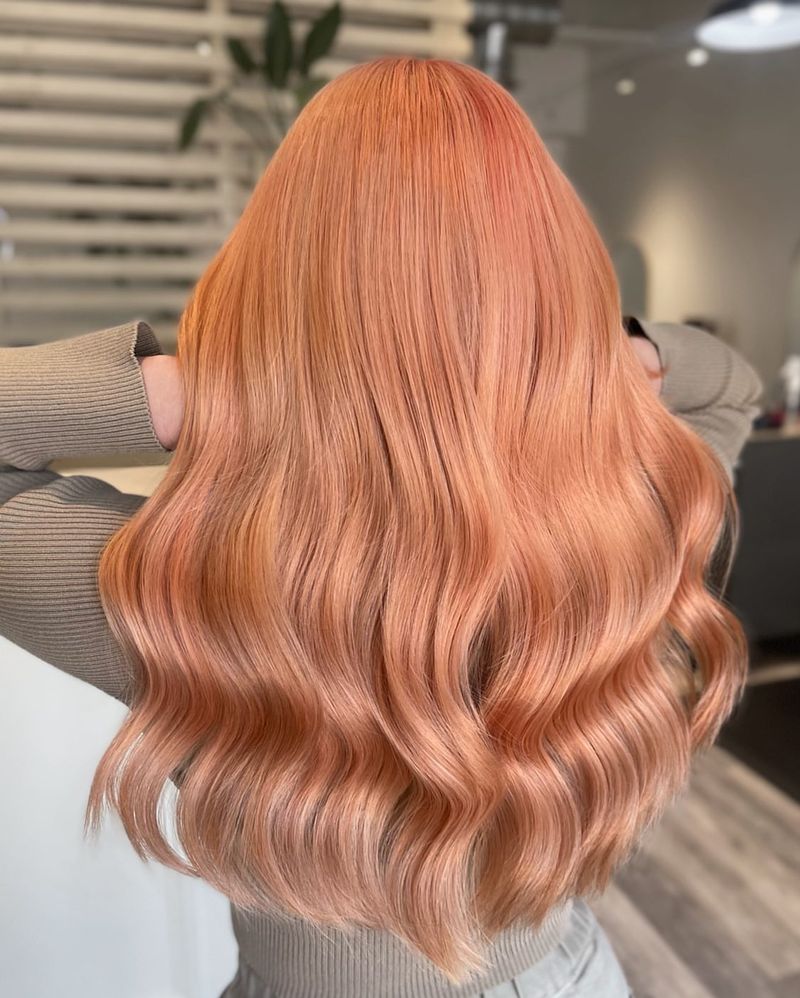 23. Vibrant Tangerine Waves