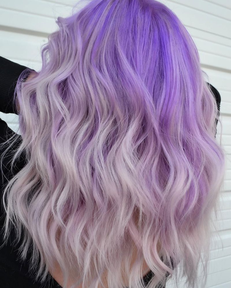 26. Violet Root Melt with Silver Lilac Waves