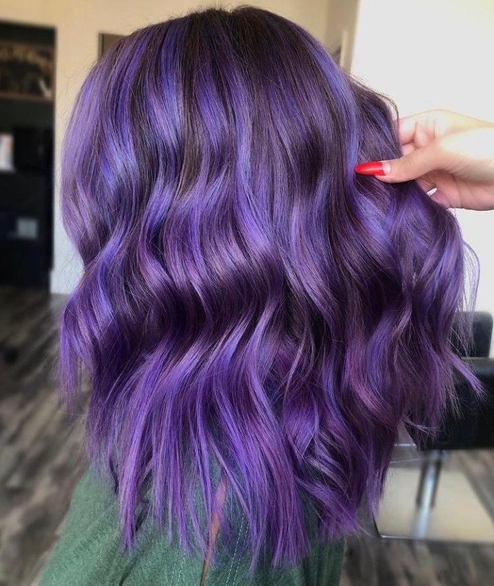 27. Violet Roots with Lavender Waves