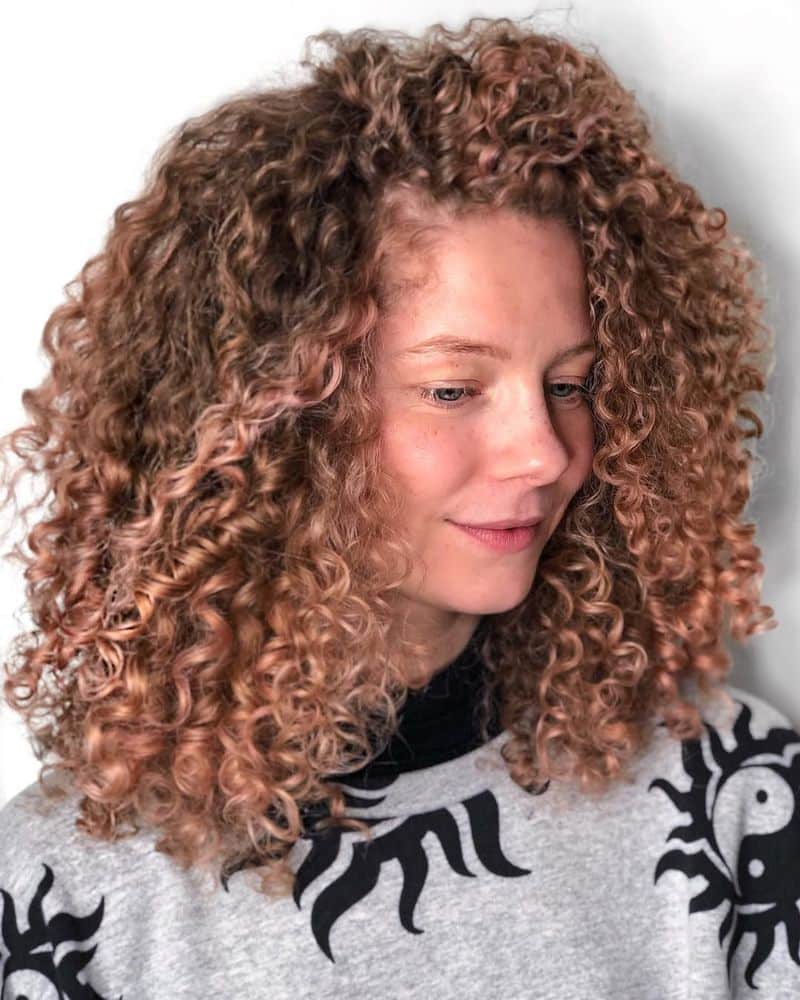 19. Voluminous Copper Curls